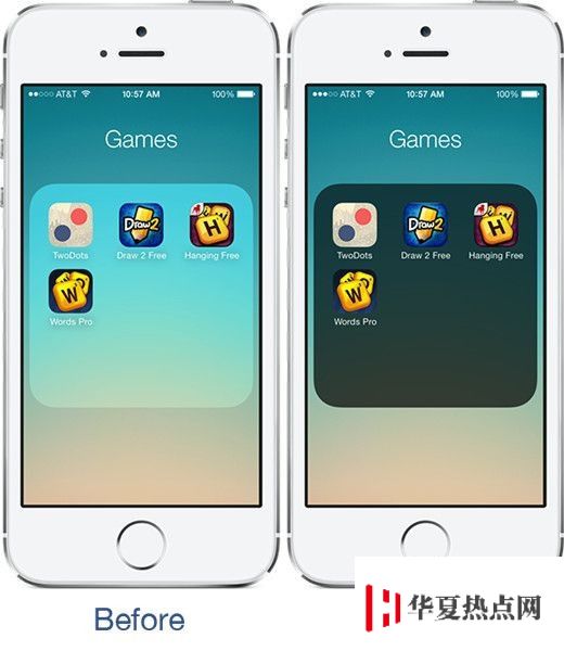 iOS7.1.2越狱插件推荐：文件夹背景和图标变暗DarkFolders7