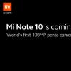 小米MI NOTE 10基准上市表明其已重命名CC9 PRO