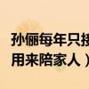 孙俪每年只接一部戏剩下时间用来干嘛（不仅用来陪家人）