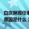 白庆琳现任老公叫什么（白庆琳与前夫离婚的原因是什么）