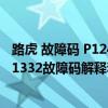 路虎 故障码 P1247-00（路虎p1332故障码怎么解决 路虎P1332故障码解释和消除方法）