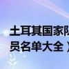 土耳其国家队阵容2020（2021土耳其阵容球员名单大全）