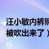 汪小敏内裤照怎么回事（舞台上的汪小敏内裤被吹出来了）