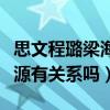 思文程璐梁海源关系（思文与程璐离婚与梁海源有关系吗）