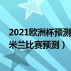 2021欧洲杯预测（2021/22欧冠杯第五轮前瞻：马竞vsAC米兰比赛预测）