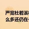 严宽杜若溪相识相知10年（两人为何经历那么多还仍在一起）