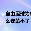 自由足球为什么win10不能玩 自由足球为什么安装不了 