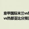 意甲国际米兰vs热那亚视频 2021-22意甲第1轮：国际米兰vs热那亚比分预测 