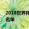 2018世界杯瑞士名单 2018世界杯瑞士阵容名单 