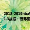 2018-2019nba球队防守效率排名 2021-2022NBA常规赛1.3战报：范弗里特35 5 猛龙击退尼克斯 