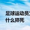 足球运动员为什么都带着球童 足球运动员为什么猝死 