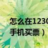 怎么在12306手机订火车票（怎么在12306手机买票）