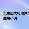 戴森加大电动汽车的努力 提示模型可以达到速度超过100英里每小时 