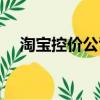 淘宝控价公司让我涨价（淘宝控价公司）