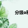 分级a和分级b的区别（分级a）