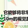 它能够将非常大的虚拟图像投影到驾驶员前方10m的视觉路径中