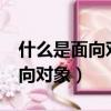 什么是面向对象方法?简述其优势（什么是面向对象）