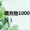 填充物1000克等于多少斤（1000克等于多少斤）