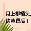 月上柳梢头人约黄昏后全诗（月上柳梢头 人约黄昏后）