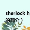 sherlock holmes（关于sherlock holmes的简介）