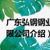 广东弘钢钢业有限公司（关于广东弘钢钢业有限公司介绍）