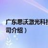 广东思沃激光科技有限公司（关于广东思沃激光科技有限公司介绍）