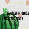 广东德源亨电缆实业有限公司（关于广东德源亨电缆实业有限公司介绍）