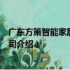 广东方策智能家居有限公司（关于广东方策智能家居有限公司介绍）