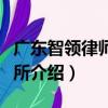 广东智领律师事务所（关于广东智领律师事务所介绍）