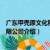 广东甲壳原文化科技有限公司（关于广东甲壳原文化科技有限公司介绍）