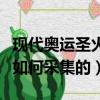 现代奥运圣火是怎么采集的（现代奥运圣火是如何采集的）