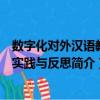 数字化对外汉语教学实践与反思（关于数字化对外汉语教学实践与反思简介）