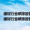 建材行业碳排放管理体系实施指南建筑卫生陶瓷企业（关于建材行业碳排放管理体系实施指南建筑卫生陶瓷企业介绍）