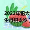 2022年犯太岁的生肖有哪些（2022年有哪些生肖犯太岁）