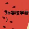 3b学校学费多少（有哪些学校参与3b补录啊）