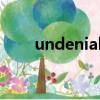 undeniable怎么读（undeniable）