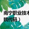 南宁职业技术学院代码查询（南宁职业技术学院代码）