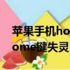 苹果手机home键失灵怎么恢复（苹果手机home键失灵）