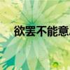 欲罢不能意思是什么（欲罢不能的意思）