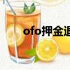 ofo押金退不回来怎么办（ofo押金）