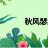 秋风瑟瑟什么意思（秋风瑟瑟）