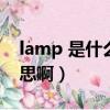 lamp 是什么意思中文翻译（lamp是什么意思啊）