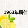 1963年属什么生肖（1961年属什么生肖）