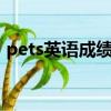 pets英语成绩查询（pets4相当于英语几级）