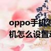 oppo手机怎么设置动态壁纸锁屏（oppo手机怎么设置动态壁纸）