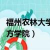 福州农林大学东方学院黄歆（福州农林大学东方学院）