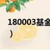 180003基金净值查询今天最新净值（18000）