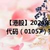 【港股】2024年08月03日上市公司名称（浙江世宝）股票代码（01057）实时行情