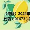 【港股】2024年08月04日上市公司名称（环联连讯）股票代码（01473）实时行情