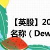 【英股】2024年08月04日代码（DWHA）名称（Dewhurst PLC）最新数据